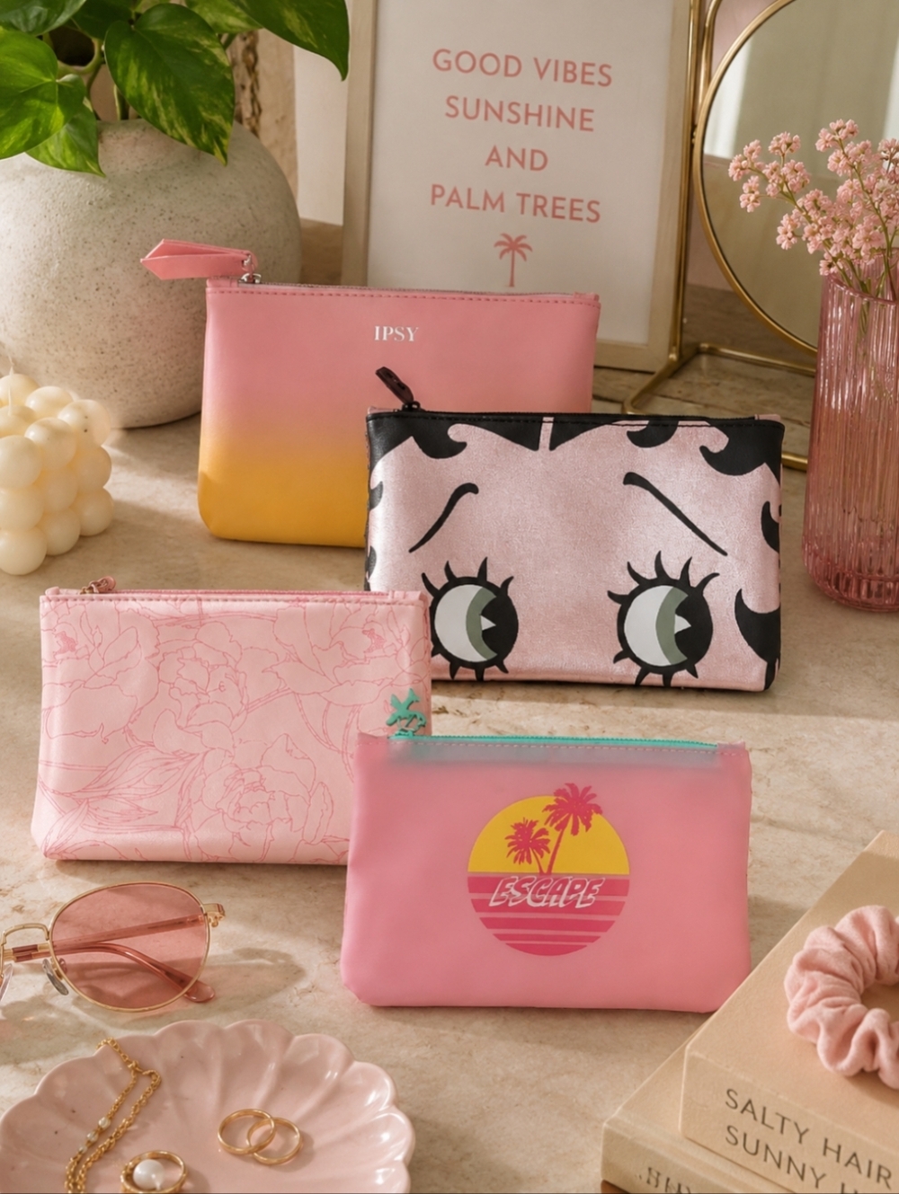 4️⃣ IPSY | Cosmetic or Trinket Zip Bags | New Condition